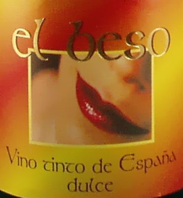 El Beso Vino tinto de Espana Valencia